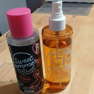 PINK Victoria's Secret Sweet Summer and Brazilian Crush Body Mist Set